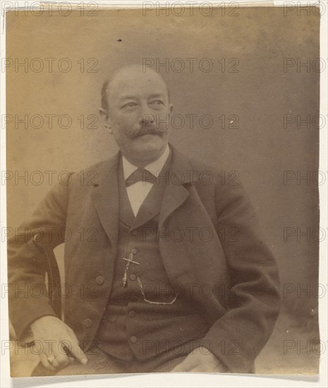 Unknown male portrait, 1880-1890. Creator: Thomas Eakins.