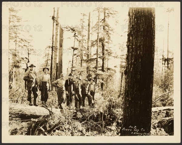 Loggers, about 1910-1930. Creator: Darius Kinsey.