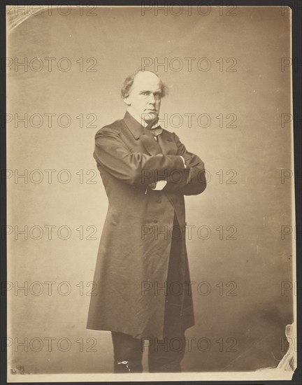 Portrait of Salmon P. Chase, 1862. Creator: Henry Ulke.