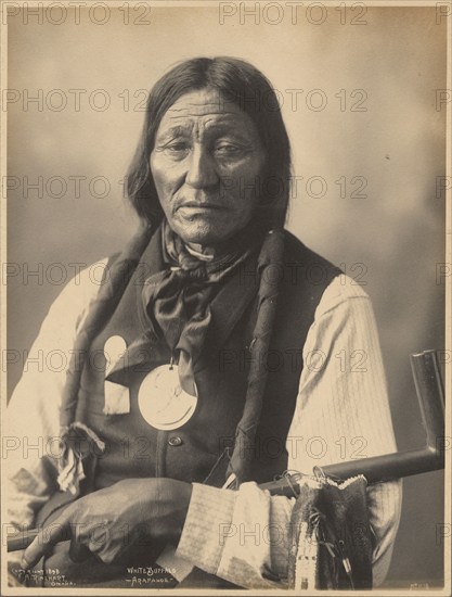 White Buffalo, of the Arapaho People, 1898. Creators: Adolph F. Muhr, Frank A. Rinehart.