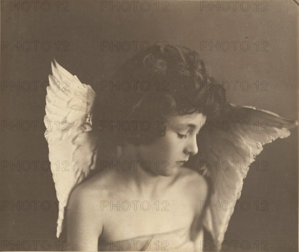 Leopold Hamilton Myers as 'The Compassionate Cherub', about 1888-1891. Creator: Eveleen WH Myers.