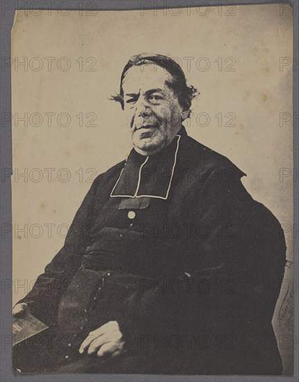 Abbé de Noailles, negative 1856; print 1857-1860. Creator: Adrien Alban Tournachon.