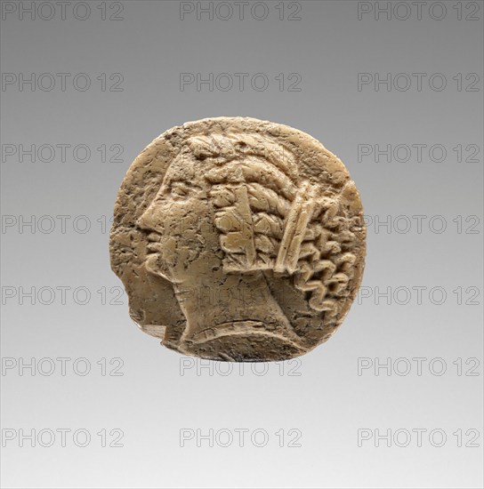 Fragmentary Ring with a Portrait of Queen Berenike, 2nd-1st century B.C. Creator: Unknown.