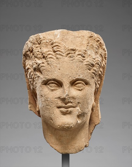 Portrait Head of a Female Figure, about 4th century B.C. Creator: Unknown.