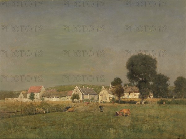 The Village Chaslepont, mid-late 19th century. Creator: Alfred De Knyff.