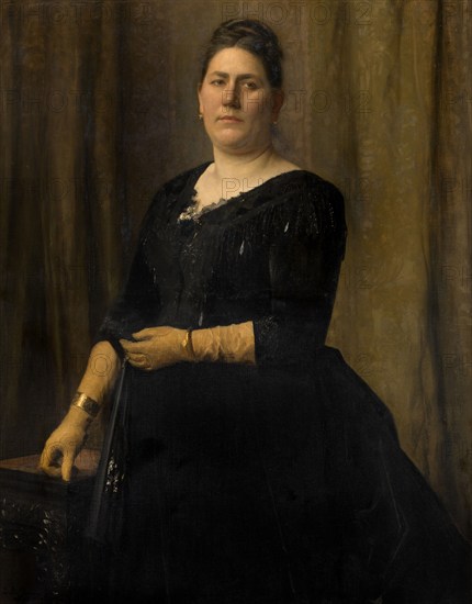 Madame Spée, 1890. Creator: Edouard De Jans.