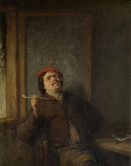 The Smoker, 1655. Creator: Adriaen van Ostade.