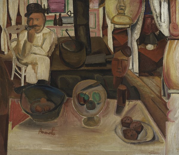 Pastry Stall, 1922. Creator: Constant Permeke.