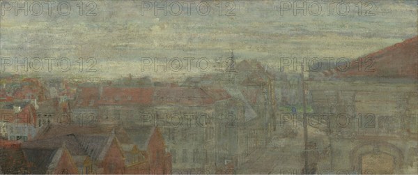 View of Phnosia. Luminous Waves and Vibrations, 1890. Creator: James Ensor.