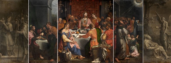 The Last Supper, 1589-1596. Creator: Ambrosius Francken I.