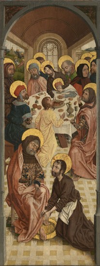 Christ Washing the Feet of the Apostles and Last Supper, 4th quarter of 15th century. Creator: Anon.