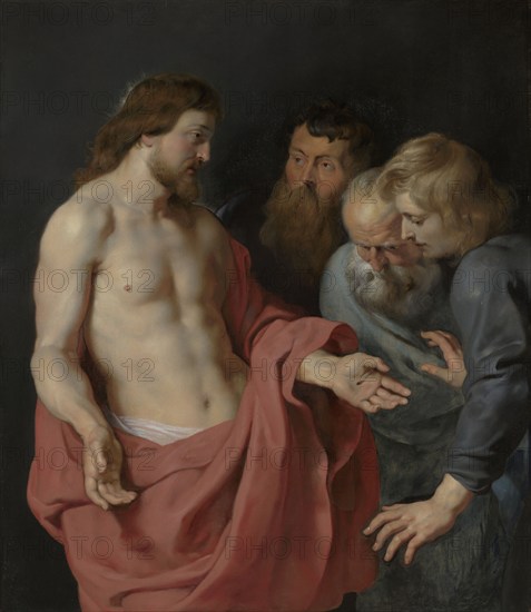 The Incredulity of Thomas, 1613-1615. Creator: Peter Paul Rubens.