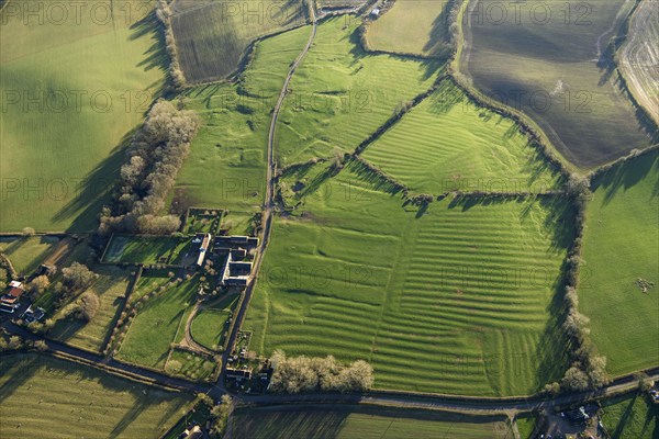 The earthwork remains of the medieval hamlet of Lidcote, or Littlecote, Buckinghamshire, 2022 Creator: Damian Grady.