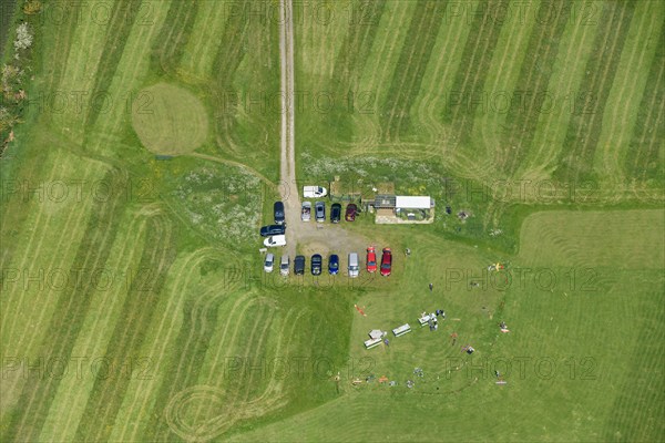 Bulphan World War II bombing decoy site, Bulphan, Essex, 2024. Creator: Damian Grady.