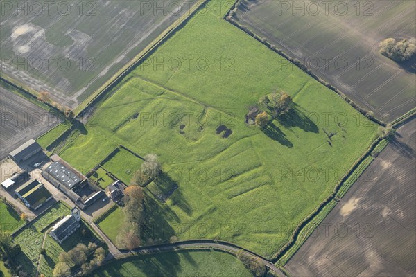 Earthwork remains of Swine Cistercian nunnery, East Riding of Yorkshire, 2023. Creator: Robyn Andrews.