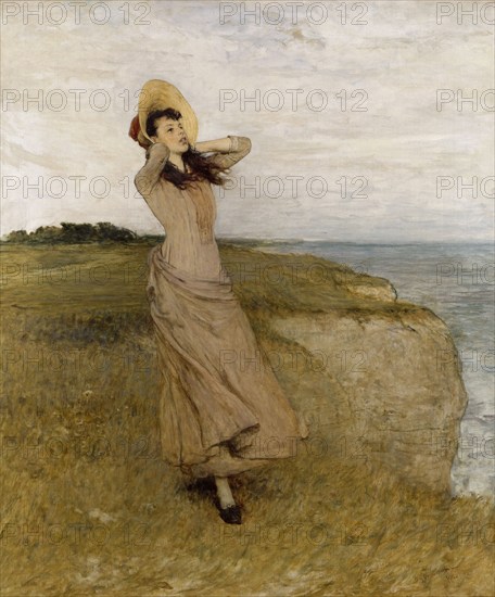 On the North Foreland, 1890. Creator: William Quiller Orchardson.