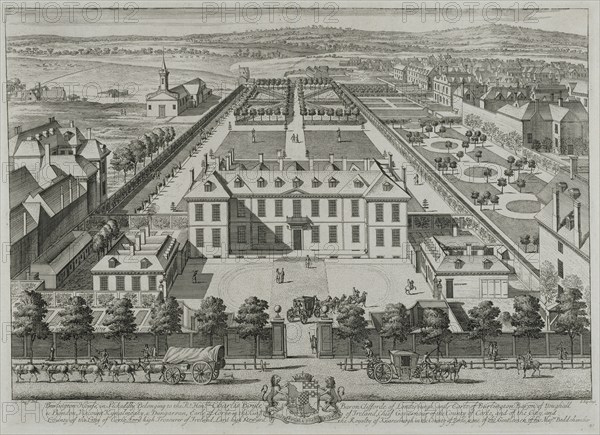 'Burlington House in Pickadilly', c1700. Creator: Johannes Kip.