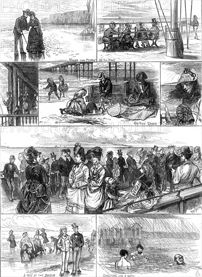 Sketches at Margate, 1872. Creator: Unknown.