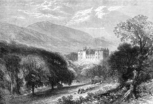 Chillingham Castle, Northumberland, visited by the Prince and Princess of Wales, 1872. Creator: Unknown.