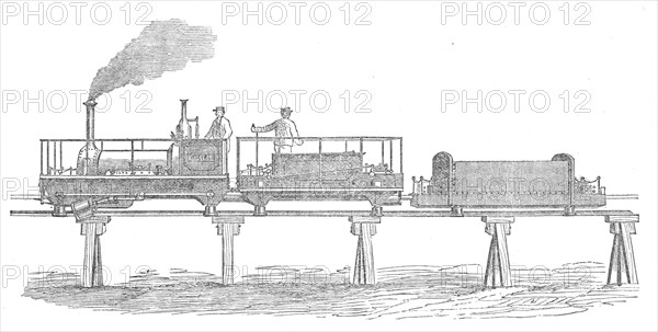 Plan of the military narrow-gauge railway, 1872. Creator: Unknown.