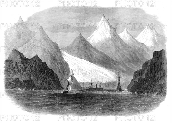 The Swedish exploring exhibition at Green Harbour, Spitzbergen, 1872. Creator: Unknown.