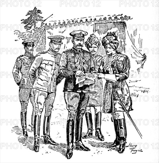 'Lord Kitchener, Commander-In-Chief In India', c1929.  Creators: Howard Davie, Harry Payne.