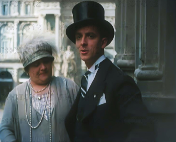 The Italian Opera Singer Luisa Tetrazzini Marrying Pietro Vernati, 1926. Creator: British Pathe Ltd.