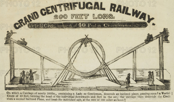 Grand Centrifugal Railway, 1842. Creator: Unknown.