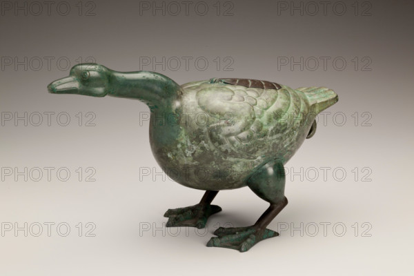 Vessel in the form of a goose, 500-225 B.C.E.. Creator: Unknown.