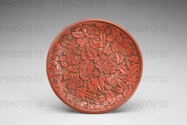 Dish with floral design, 1400-1550. Creator: Unknown.