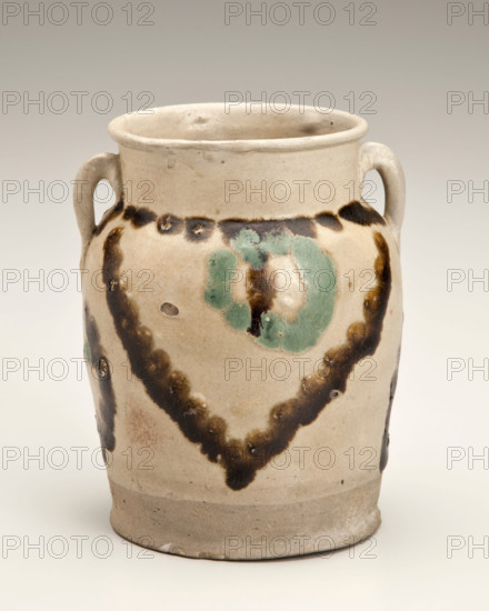 Jar with lotus leaf design, date unknown. Creator: Unknown.