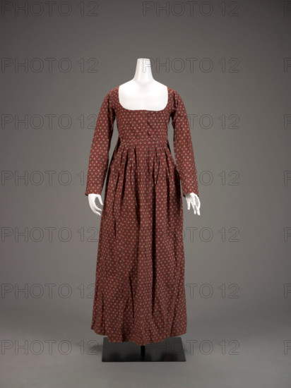 Dress, 1780s-1790s. Creator: Unknown.