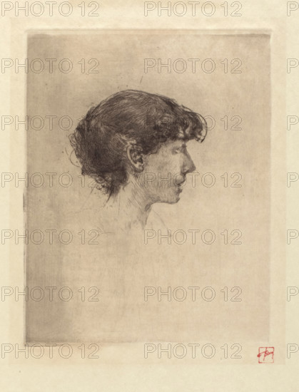 Portrait of a Girl, 1880-1890. Creator: Robert Frederick Blum.