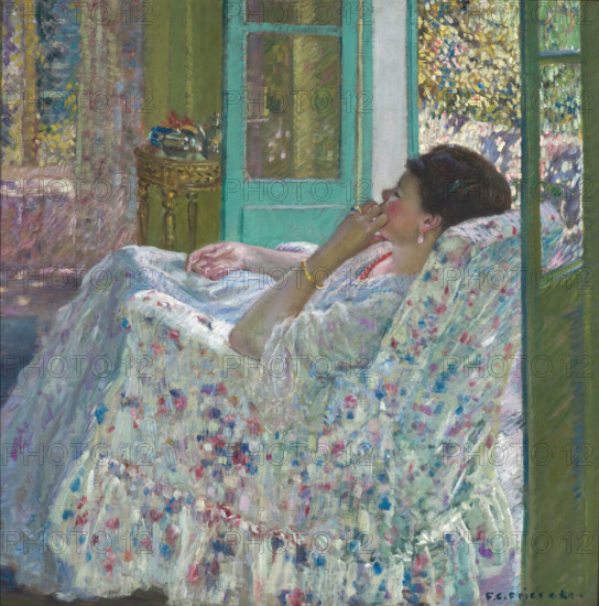 Afternoon - Yellow Room, 1910. Creator: Frederick Carl Frieseke.