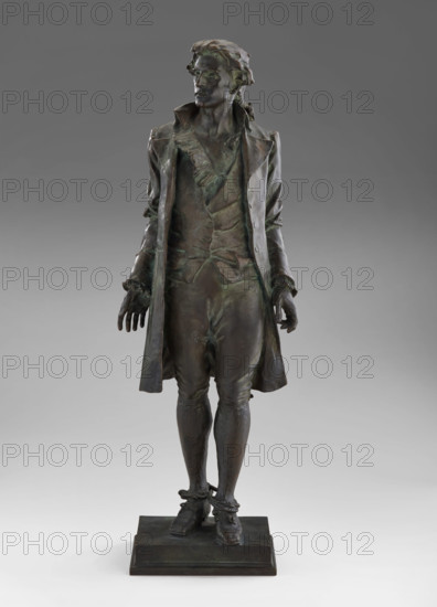 Nathan Hale, 1890. Creators: Frederick William MacMonnies, Jaboeuf et Rouard.