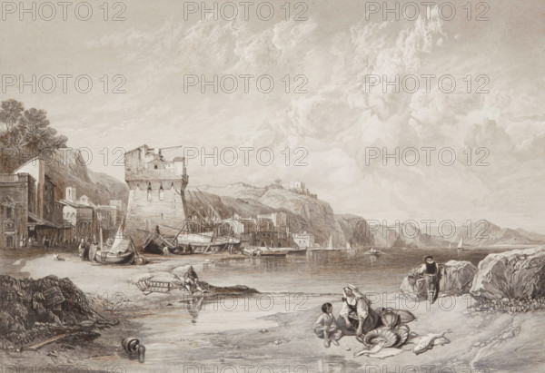 Vietri, Gulf of Salerno, 1859. Creator: William Miller.