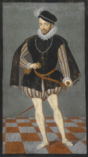 Charles IX, about 1574. Creator: Francois Clouet.