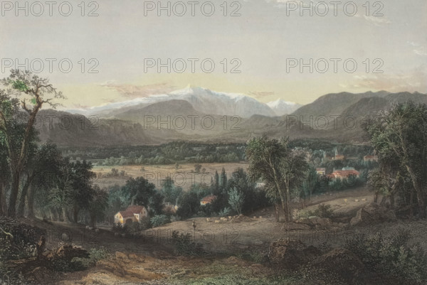 Mount Washington from the Valley of Conway, 1851. Creator: James Smillie.