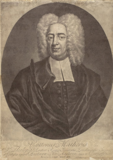 Cotton Mather, 1727. Creator: Peter Pelham.