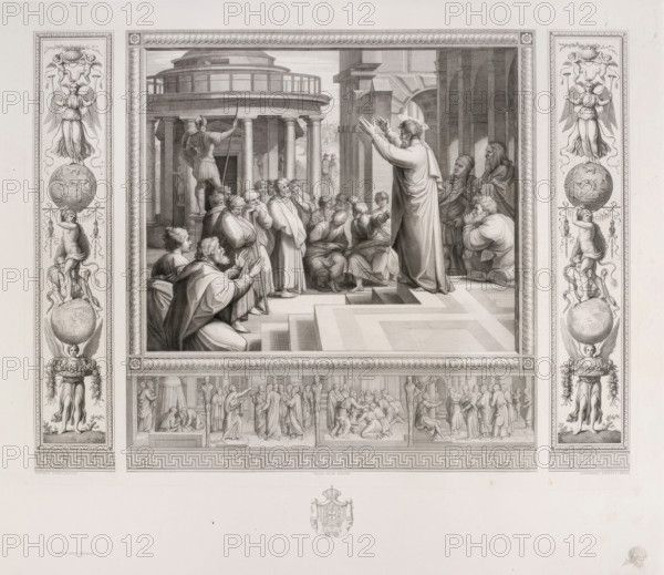 St. Paul Preaching on the Areopagus, 1868. Creator: Raphael.