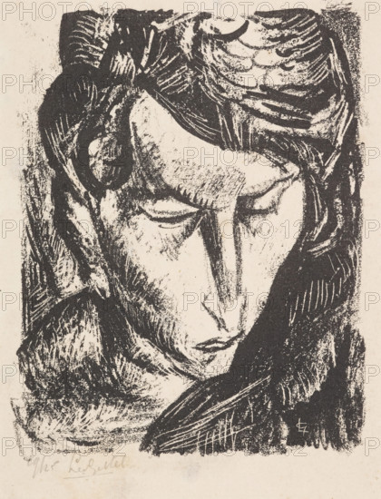 Head, 1923. Creator: Leo Gestel.