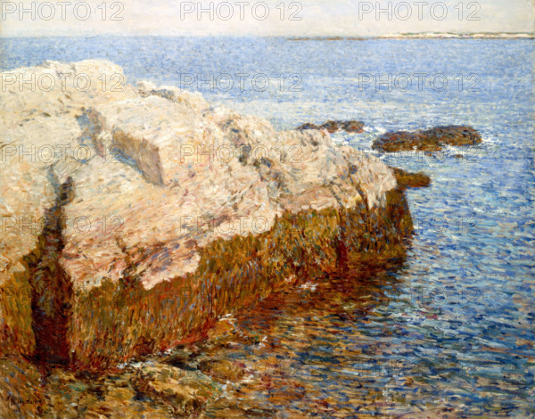 Cliff Rock - Appledore, 1903. Creator: Frederick Childe Hassam.