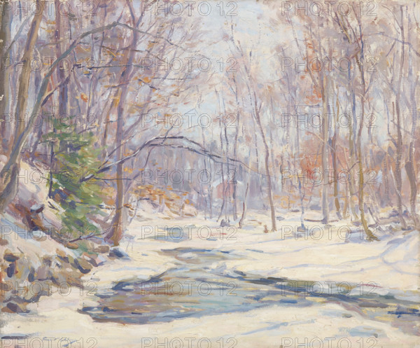 A Winter Morning, about 1912. Creator: Frank Townsend Hutchens.