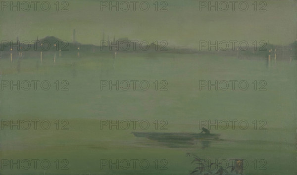 Thames Nocturne, about 1872. Creator: James Abbott McNeill Whistler.