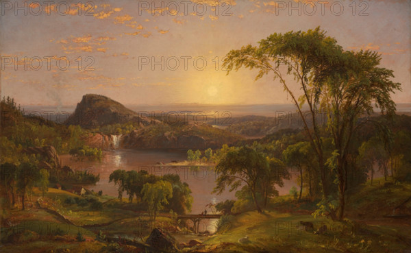 Summer, Lake Ontario, 1857. Creator: Jasper Francis Cropsey.