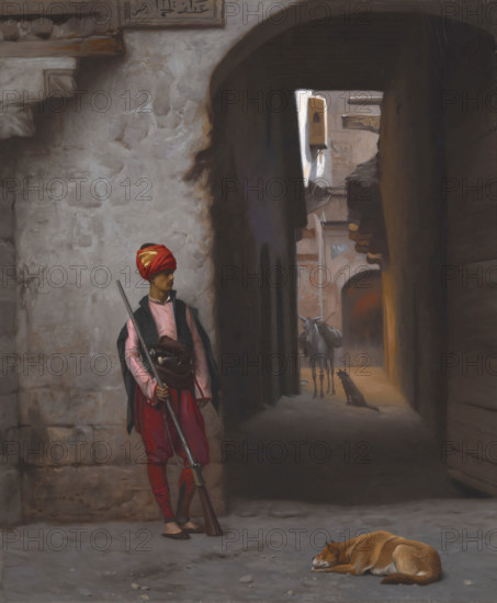 The Guard, 1889. Creator: Jean-Leon Gerome.