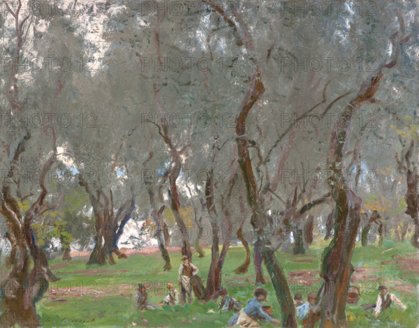 The Olive Grove, about 1910. Creator: John Singer Sargent.