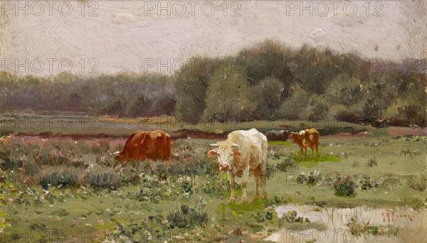 In the Meadow, about 1891. Creator: Henry Rankin Poore.