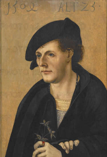 Portrait of a Young Man, 1504. Creator: Hans Schäufelein the Elder.