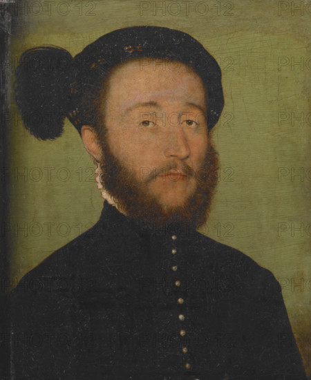 Portrait of René du Puy du Fou, about 1550. Creator: Corneille de Lyon.